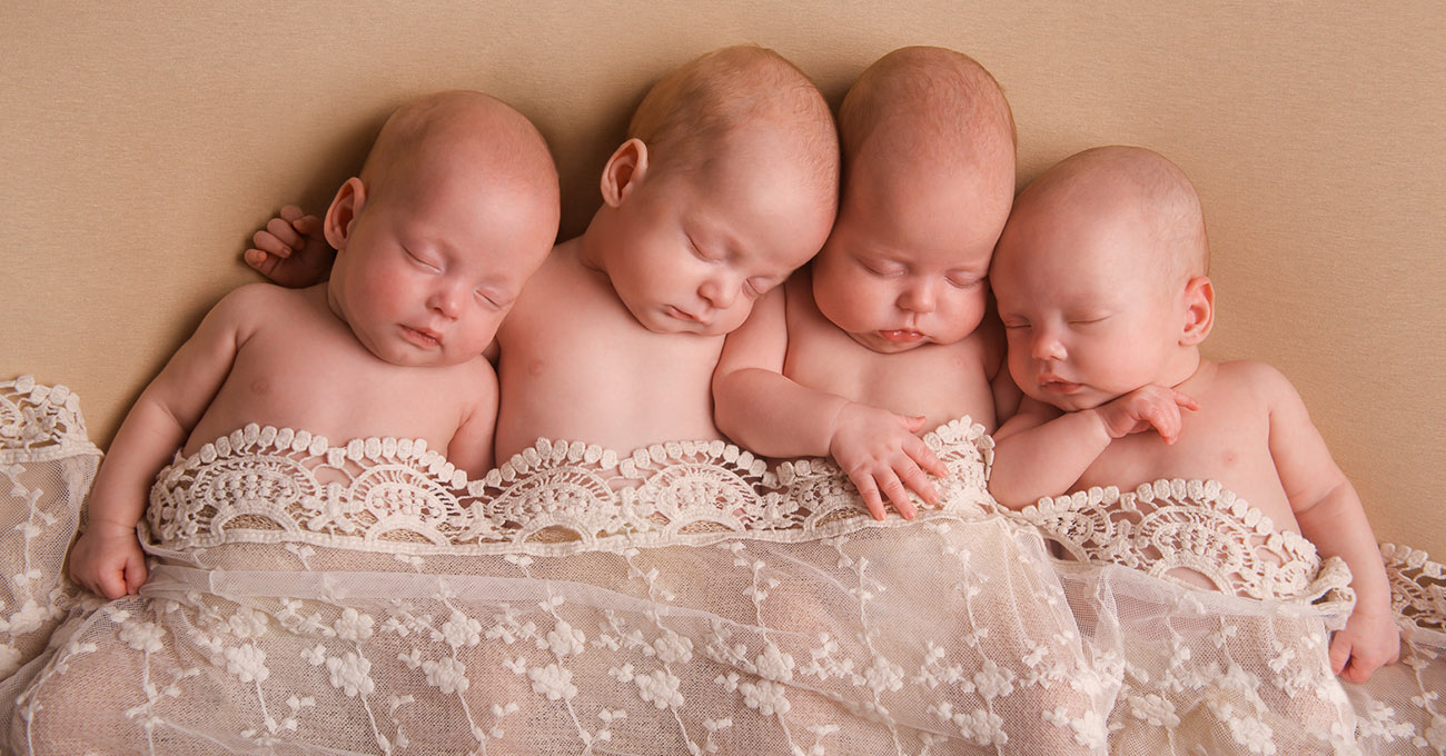 fotografia noworodkowa trojmiasto czworaczki
